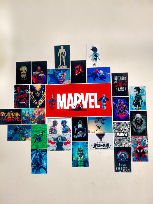 MARVEL POSTER SET(25 POSTERS)