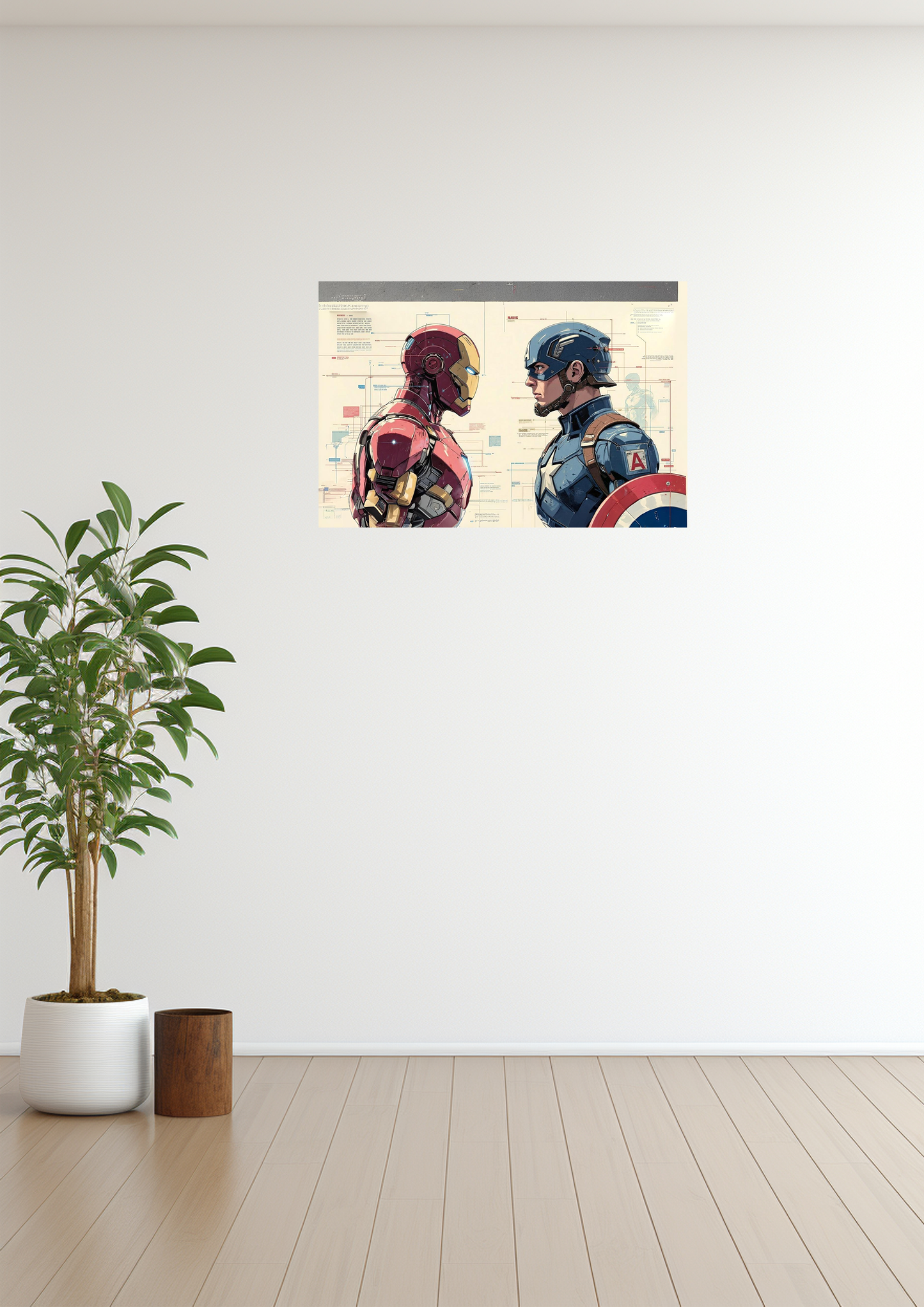 IRONMAN  AND CAPTAIN AMERICA